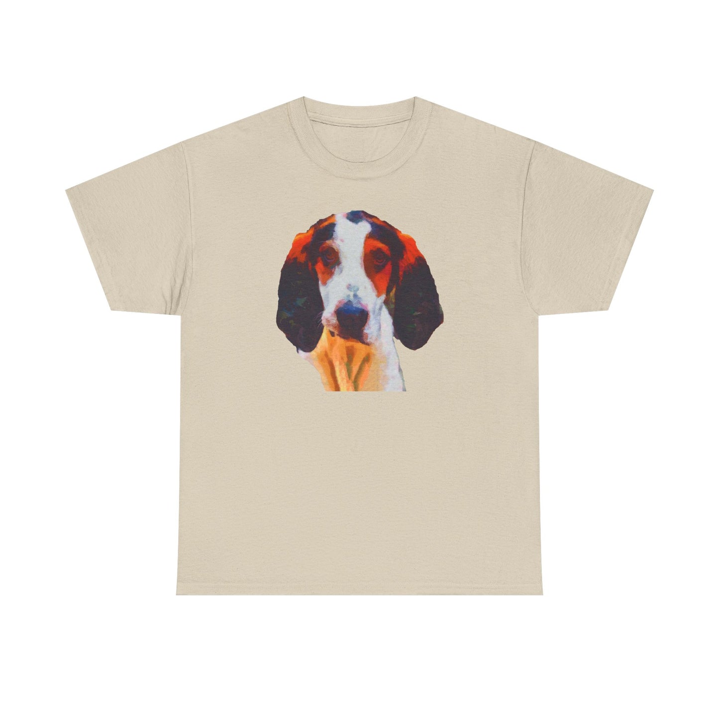 Elegant Treeing Walker Coonhound Unisex Heavy Cotton Tee