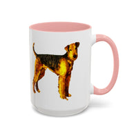 Airedale  -  Accent Ceramic Coffee Mug (11, 15oz)