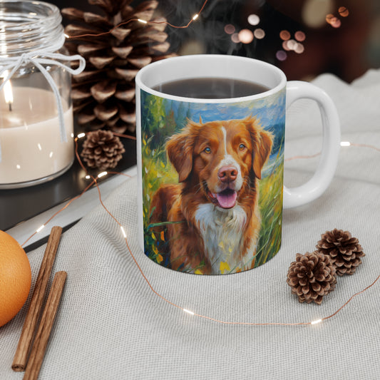 Nova Scotia Duck Tolling Retriever 'Dixie' Ceramic Mug 11oz