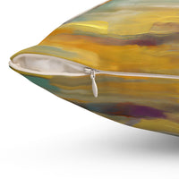 Saluki Spun Polyester Throw Pillow