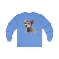 Hungarian Pumi Unisex Cotton Long Sleeve Tee