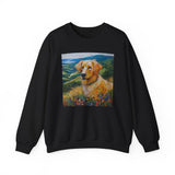 Golden Retriever Unisex 50/50 Crewneck Sweatshirt