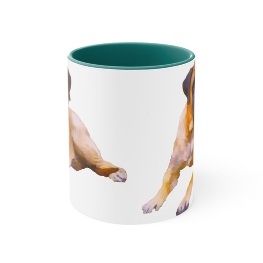Mastiff 'Maury' Accent Coffee Mug, 11oz