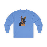 German Shepherd Puppy Classic Cotton Long Sleeve Tee