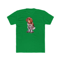 German Short-Hair Pointer 'Benny' Men's Cotton Crew Tee