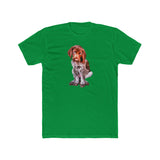 German Short-Hair Pointer 'Benny' Men's Cotton Crew Tee