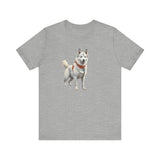 Yakutian Laika  - Unisex Jersey Short Sleeve Tee