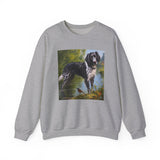 Large Munsterlander  - Unisex 50/50  Crewneck Sweatshirt