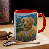 Golden Retriever #3 - Colorful 11oz Ceramic Mug