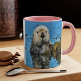 Sea Otter 'Ollie' Accent Coffee Mug, 11oz