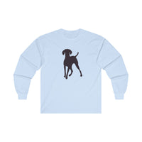 Hungarian Vizsla Unisex Cotton Long Sleeve Tee