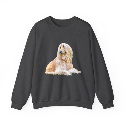 Afghan Hound Unisex 50/50 Crewneck Sweatshirt