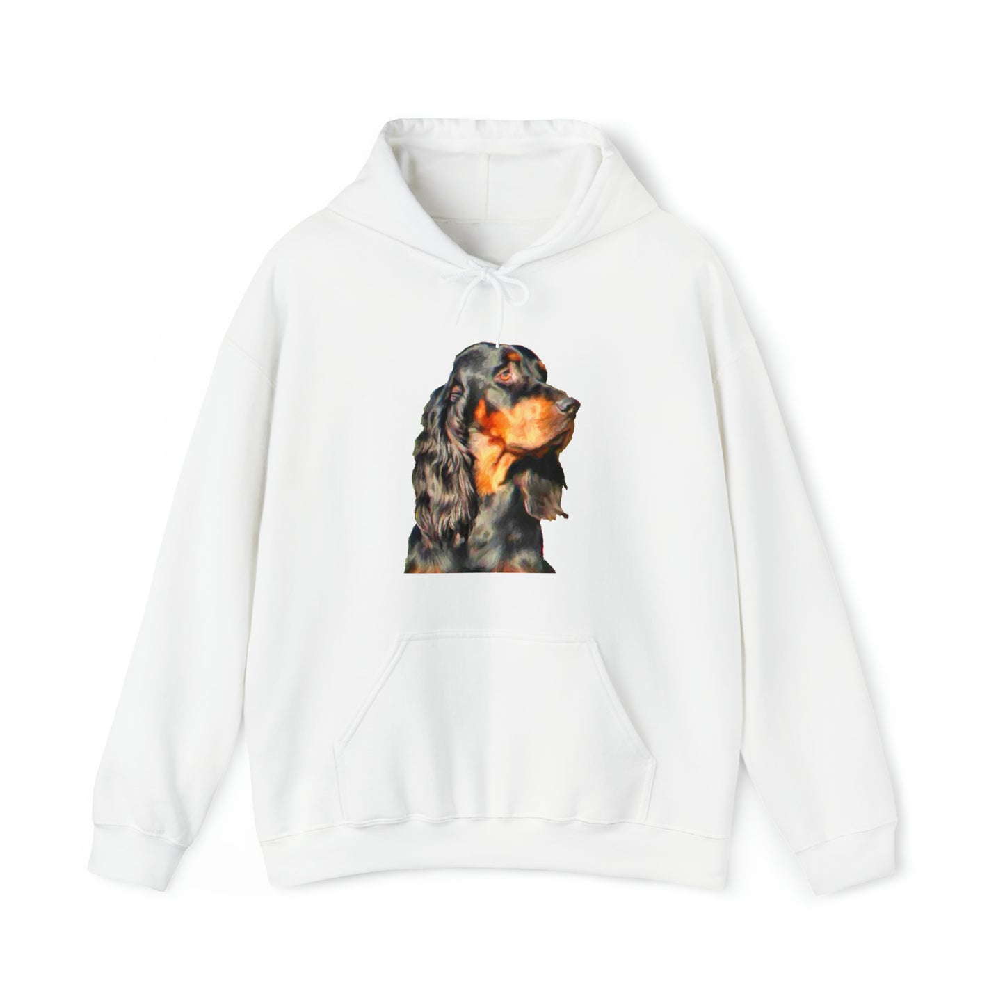 Gordon Setter 'Angus' Unisex 50/50 Hoodie