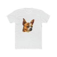 Chihuahua 'Paco' Men's Fitted Cotton Crew Tee