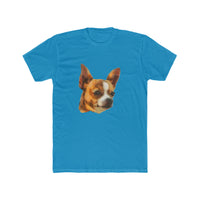 Chihuahua 'Paco' Men's Fitted Cotton Crew Tee