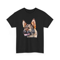 German Shepherd 'Hans' Unisex Heavy Cotton Tee