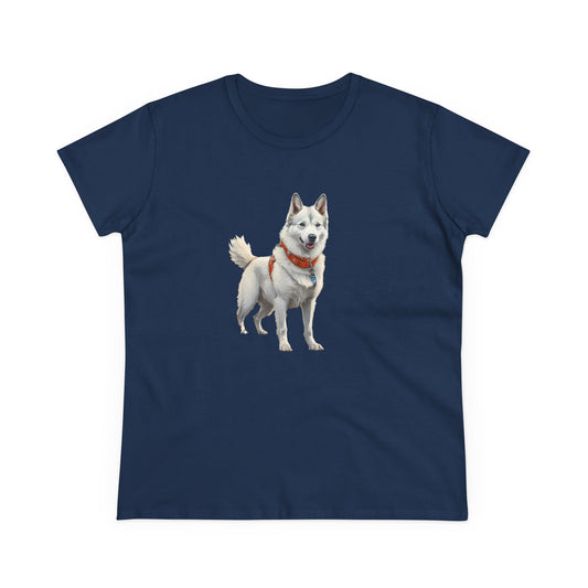 Yakutian Laika  Women's Midweight Cotton Tee