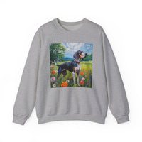 Bluetick Coonhound - Unisex 50/50 Crewneck Sweatshirt