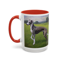 Greyhound - Ceramic Accent Coffee Mug  - 2 Sizes