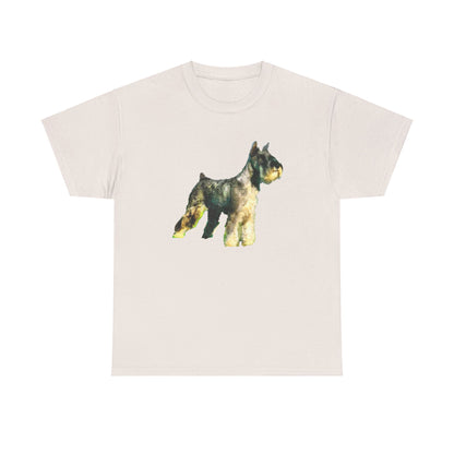 Elegant Schnauzer Unisex Heavy Cotton Tee