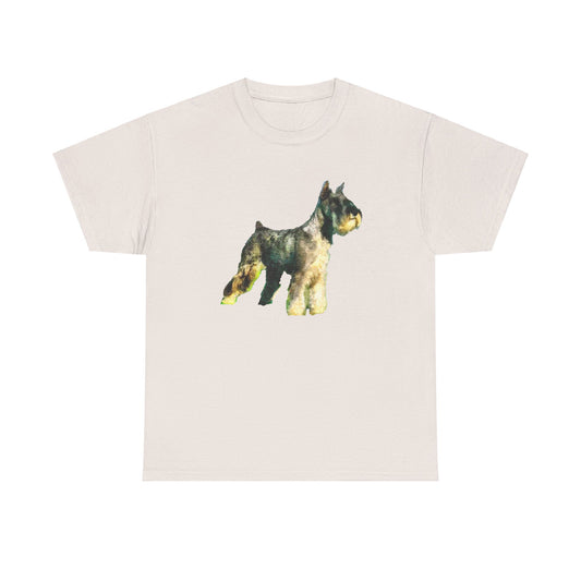 Elegant Schnauzer Unisex Heavy Cotton Tee