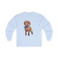 Vizsla 'Augie' Unisex Cotton Long Sleeve Tee