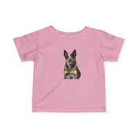 Luxurious Blue Heeler 'Baily' Infant Fine Jersey Tee