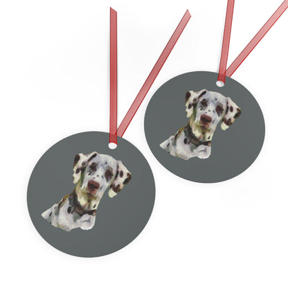 Dalmatian Metal Ornaments