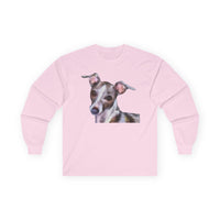 Italian Greyhound 'Lilly' Unisex Cotton Long Sleeve Tee