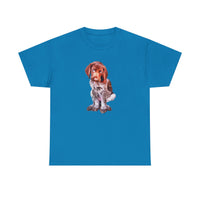 German Short Hair Pointer 'Benny' Unisex Heavy Cotton Tee