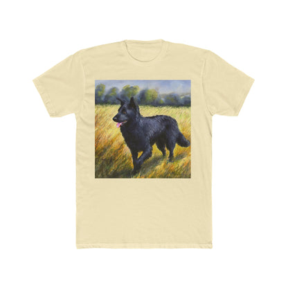 Mudi Men's Fitted Cotton Crew Tee