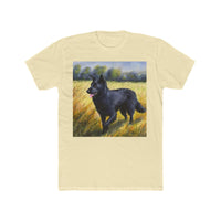 Mudi Men's Fitted Cotton Crew Tee