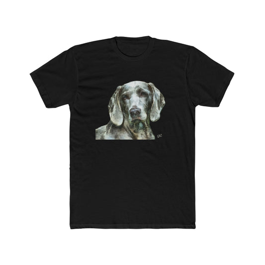 Weimaraner 'Greyson' Men's Cotton Crew Tee