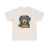 Dachshund 'Doxie #2' Unisex Heavy Cotton Tee