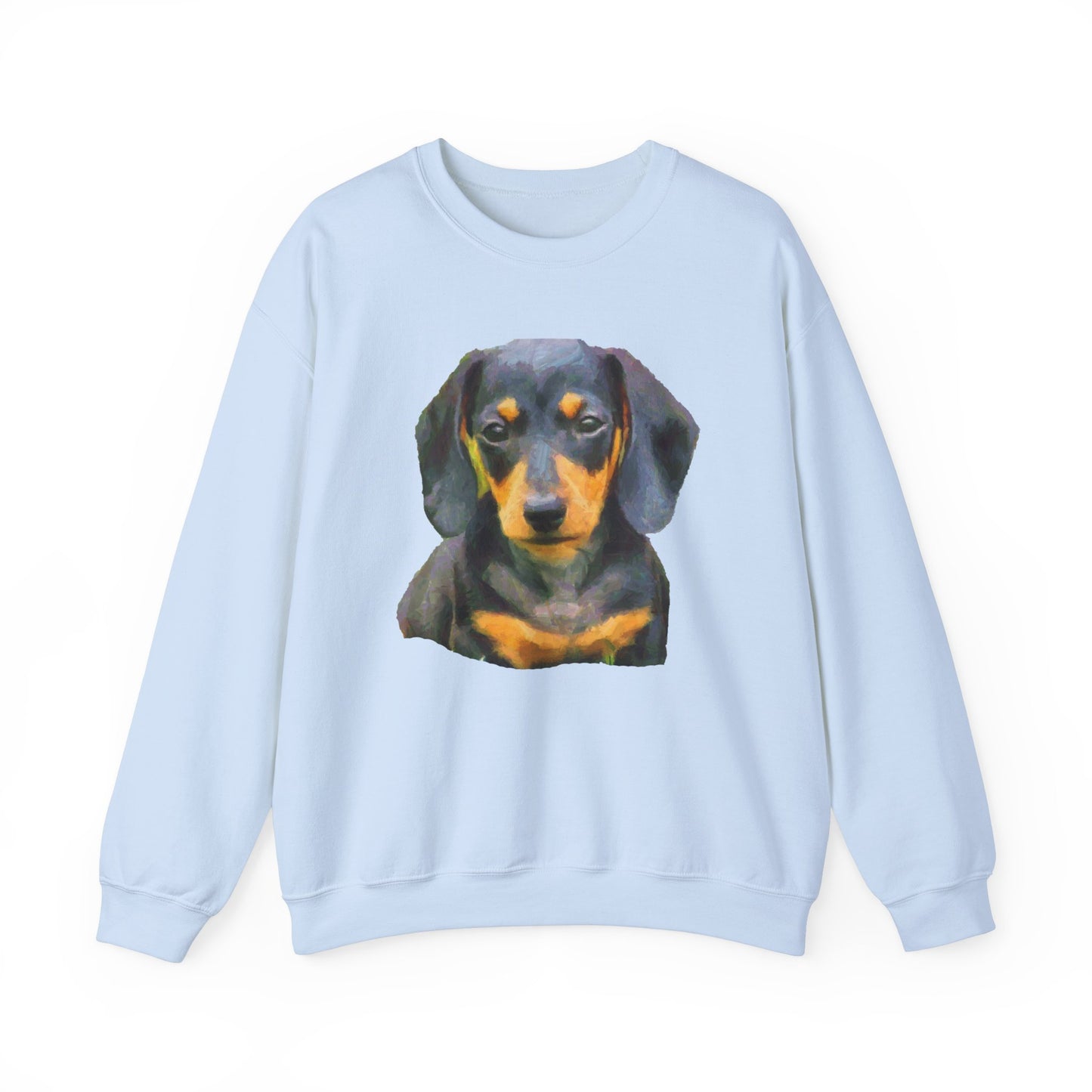 Dachshund 'Doxie 2' Unisex 50/50 Crewneck Sweatshirt