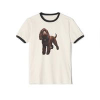 Irish Water Spaniel Classic Cotton Ringer T-Shirt