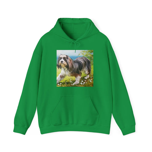 Lowchen Unisex 50/50 Hooded Sweatshirt