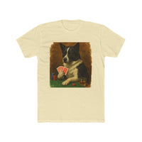 Karelian Bear Dog - Card Shark Men's Fitted Cotton Crew Tee
