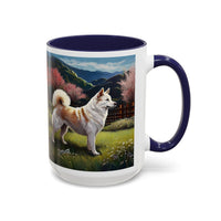 Kishu Ken - Ceramic Accent Coffee Mug (11, 15oz)