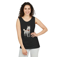 Yakutian Laika Unisex Relaxed Fit Garment-Dyed Tank Top