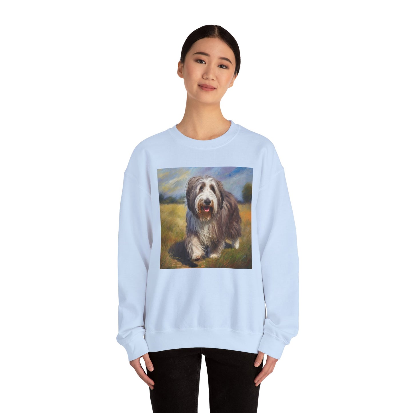 Bearded Collie Charm Crewneck Sweatshirt