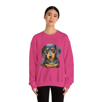 Dachshund 'Doxie #2' Unisex 50/50  Crewneck Sweatshirt