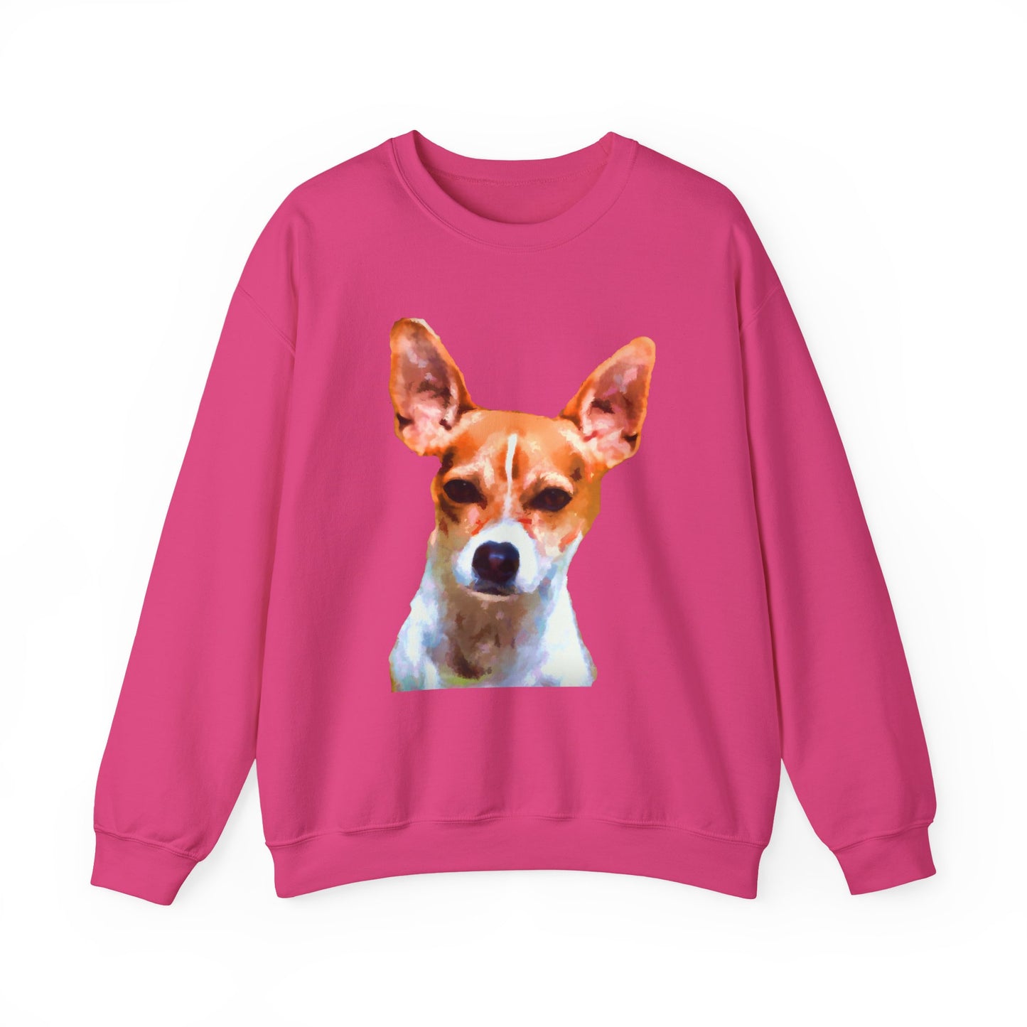 Rat Terrier Unisex 50/50 Crewneck Sweatshirt
