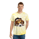 Beagle 'Daisy Mae' Unisex Cotton Tie-Dye Tee, Cyclone