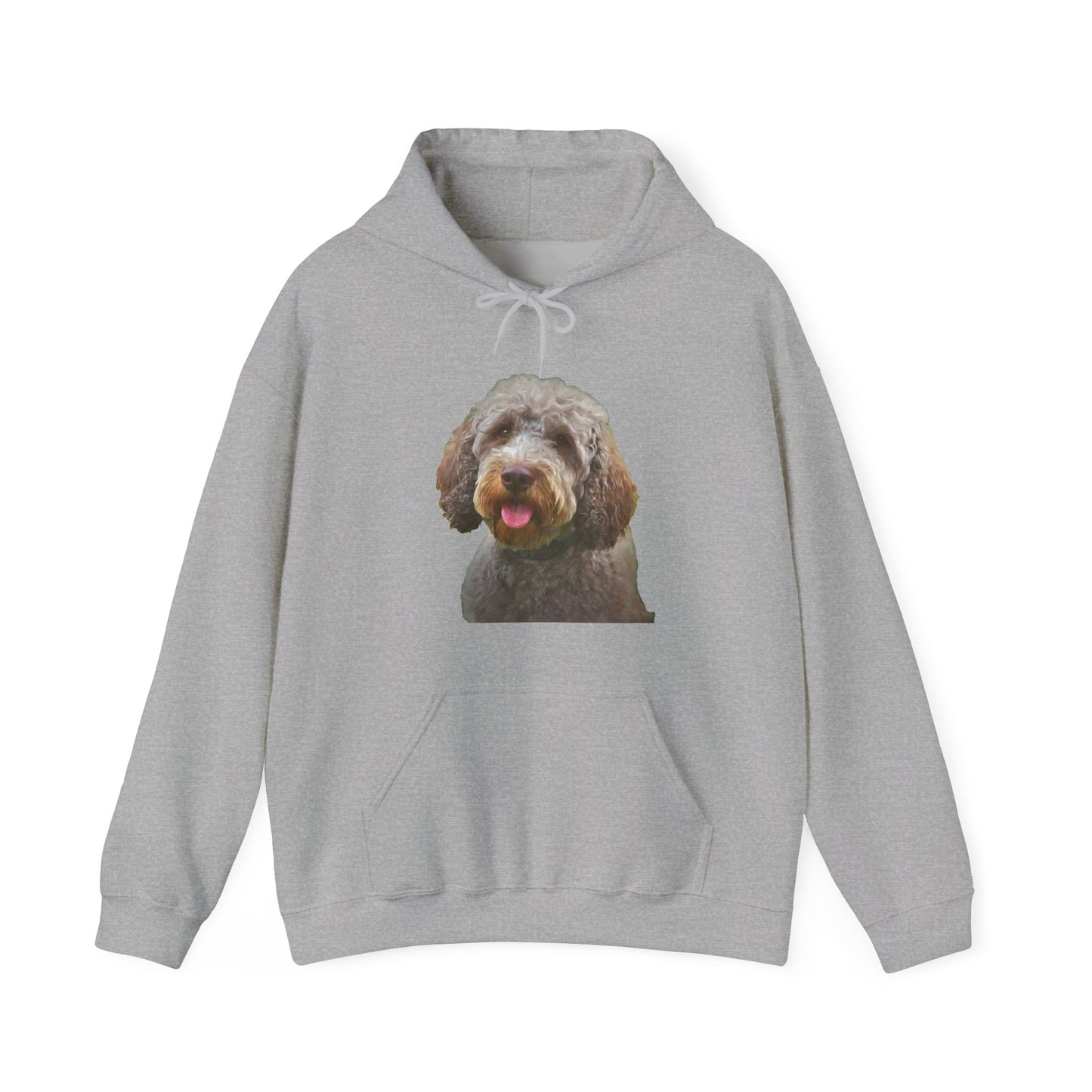 Lagotto Romagnolo 'Italian Truffle Dog' Unisex 50/50 Hooded Sweatshirt