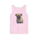 Pug - Unisex Relaxed Fit Garment-Dyed Tank Top