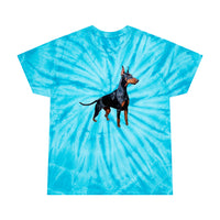 Doberman Pinscher #1  -- Uisex Tie-Dye Tee, Cyclone