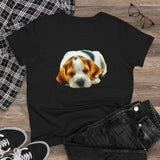 English Foxhound 'Sheeba' Women's Midweight Cotton Tee