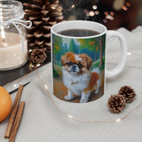 Pekingese Puppy Ceramic Mug 11oz