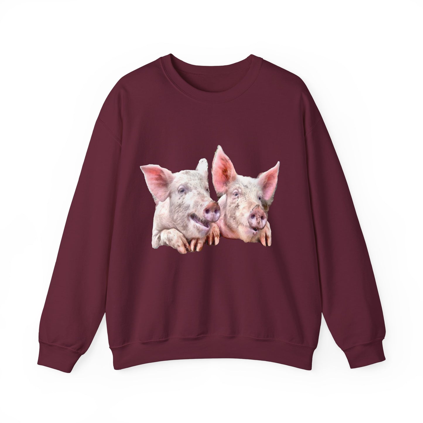 Pigs 'A Jowly Good Time' - Unisex 50/50 Crewneck Sweatshirt